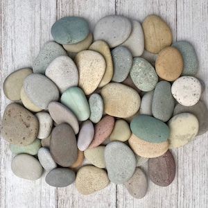 2 lbs Mosaic pebbles .75 to 2 Blessing stone Wedding Favor stone River rocks bulk Colorful stone Alaska River rocks Memorial image 8