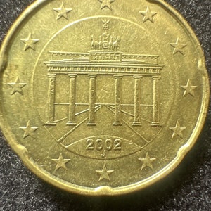 Rare 20 euro cents Germany 2002