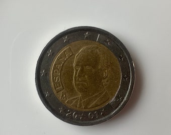 2 euro coin Spain 2001