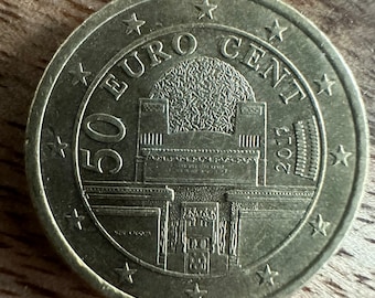 50 euro cents Austria 2017 rare