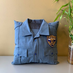 Almohada de recuerdo: almohada personalizada con forma de camisa, regalo conmemorativo
