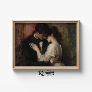 Sehnsucht Liebhaber Gemälde Vintage viktorianischen Paar Wand Kunst | Antik Romantische Wand Dekor Liebe Kunstdruck | Retroniva DRUCKBARE Kunst CPL-008