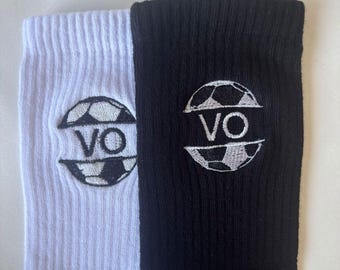 Personalized Soccer-Themed Socks, Stylish Ankle Socks, Unique Gift for Football Lovers, Custom Sports Accessory, Gifts for Her and Him