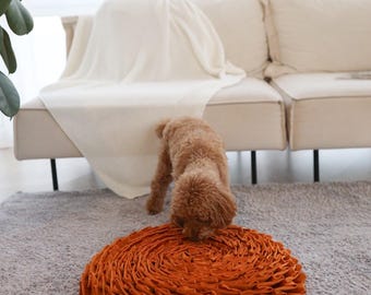Velour Snuffle Mat for Dogs | Interactive Slow Feeder Toy | Stress Relief & Nose Work Training | Durable Fabric |Perfect Gift for Pet Lovers