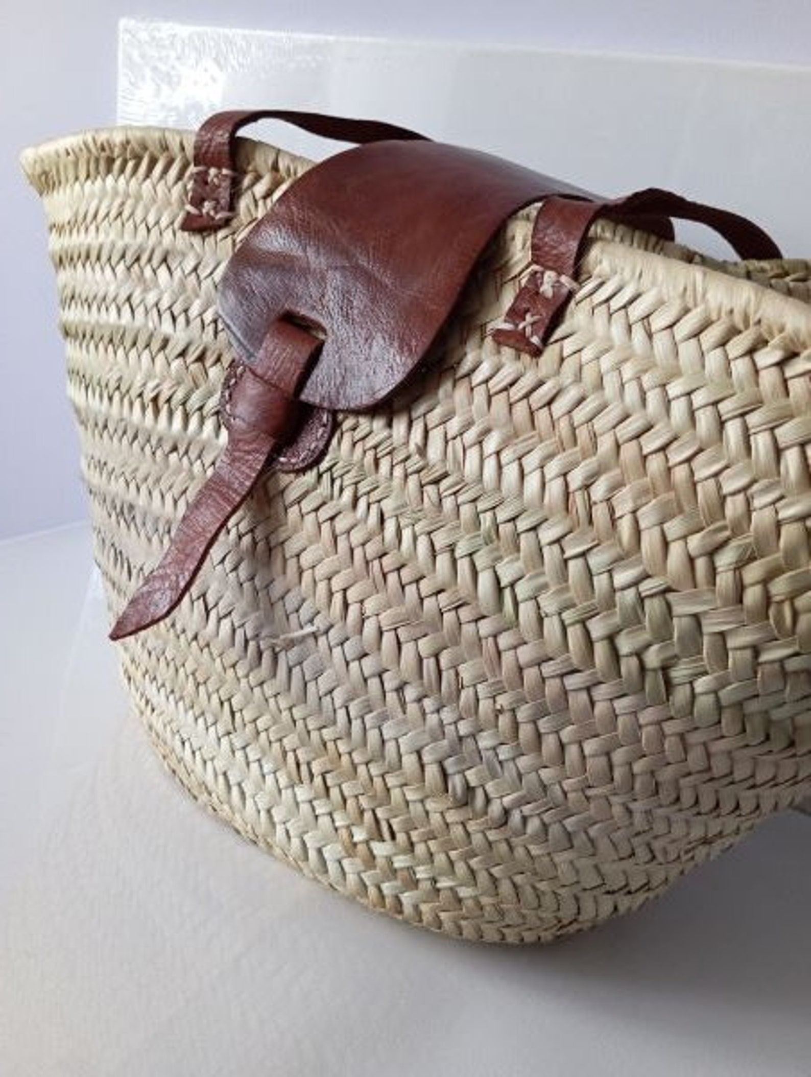 MAMA Raffia Basket Bag, Perfect for Shopping and the Beach - Etsy