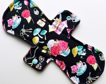 11 Inch Alice Cotton Jersey Overnight Cloth Pad with Fleece back