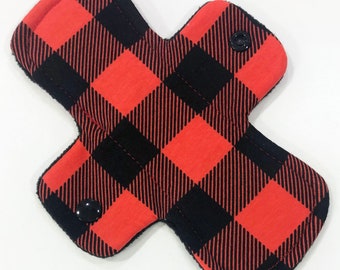 7.5 Inch Buffalo Plaid Cotton Jersey Regular Liner with Fleece Back