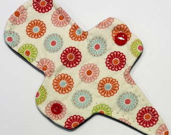 7.5 Inch Cotton Woven Thong Pantyliner with PUL Back