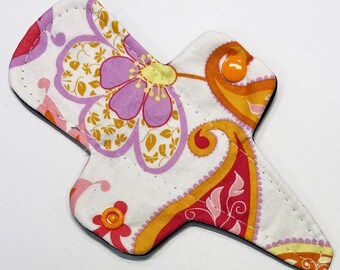 7.5 Inch Cotton Woven Thong Pantyliner with PUL Back
