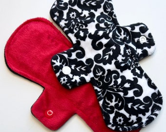 Set of 2 9" Day Pads with Coordinating Minky tops with Fleece backs