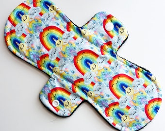 10" Heavy Pad - Rainbows Cotton Woven top with Fleece back