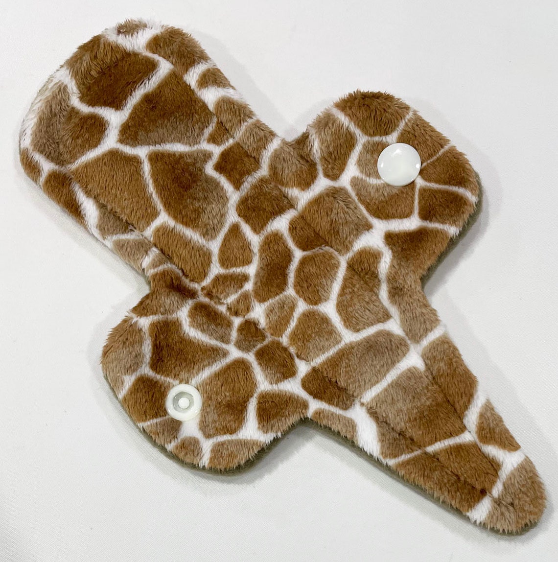 7.5 Inch Giraffe Minky Thong Pantyliner with Fleece Back Etsy