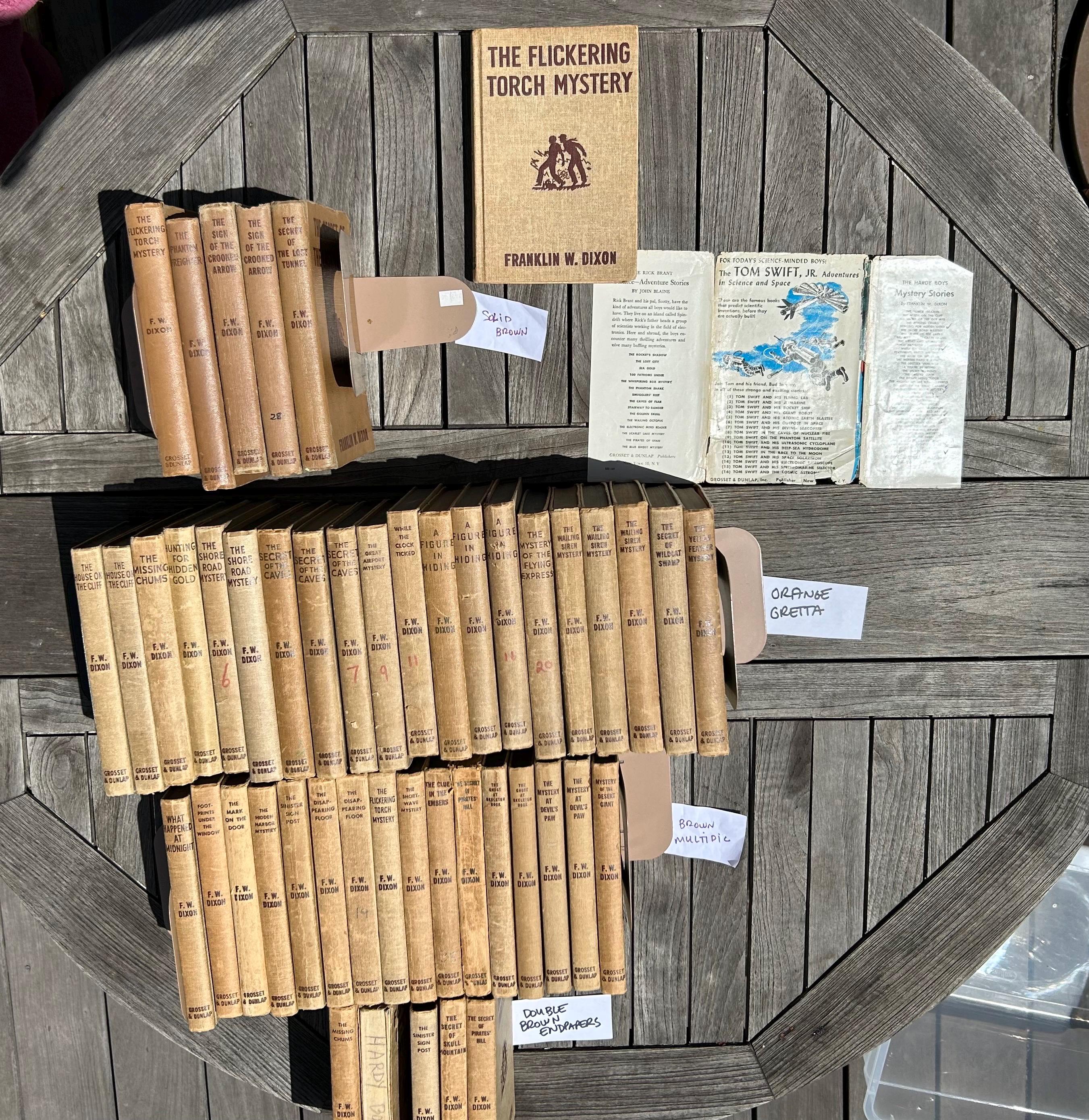 Hardy Boys ORIGINAL TEXT books including some hard to find higher numbers - pick your titles