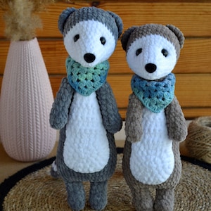 Ferrets amigurumi pattern Eng PDF