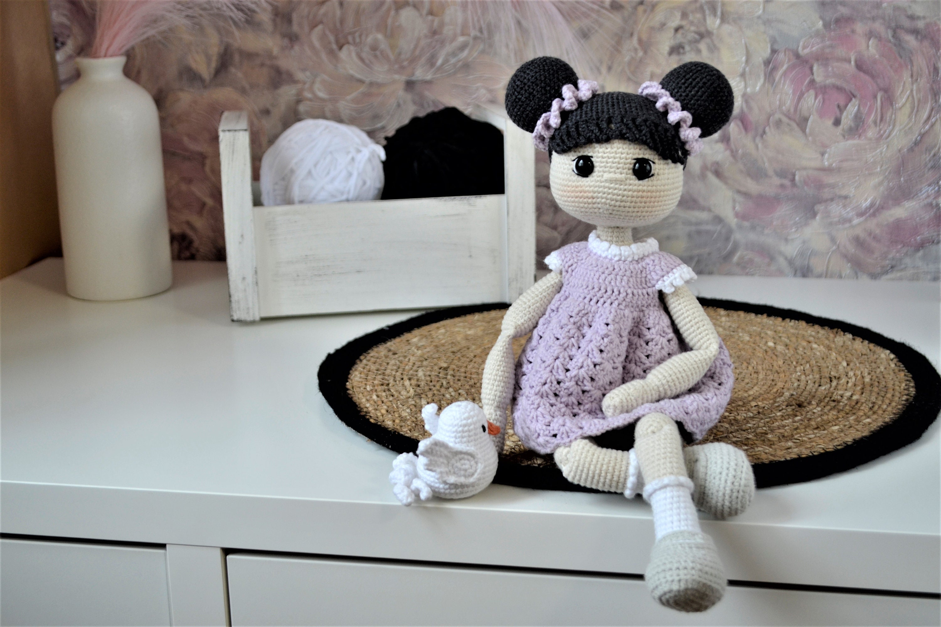 tiny-doll （くま）作品ページ ミニチュアあみぐるみ　ミニチュアドール 48655353fd0e725140b4a849265b5c