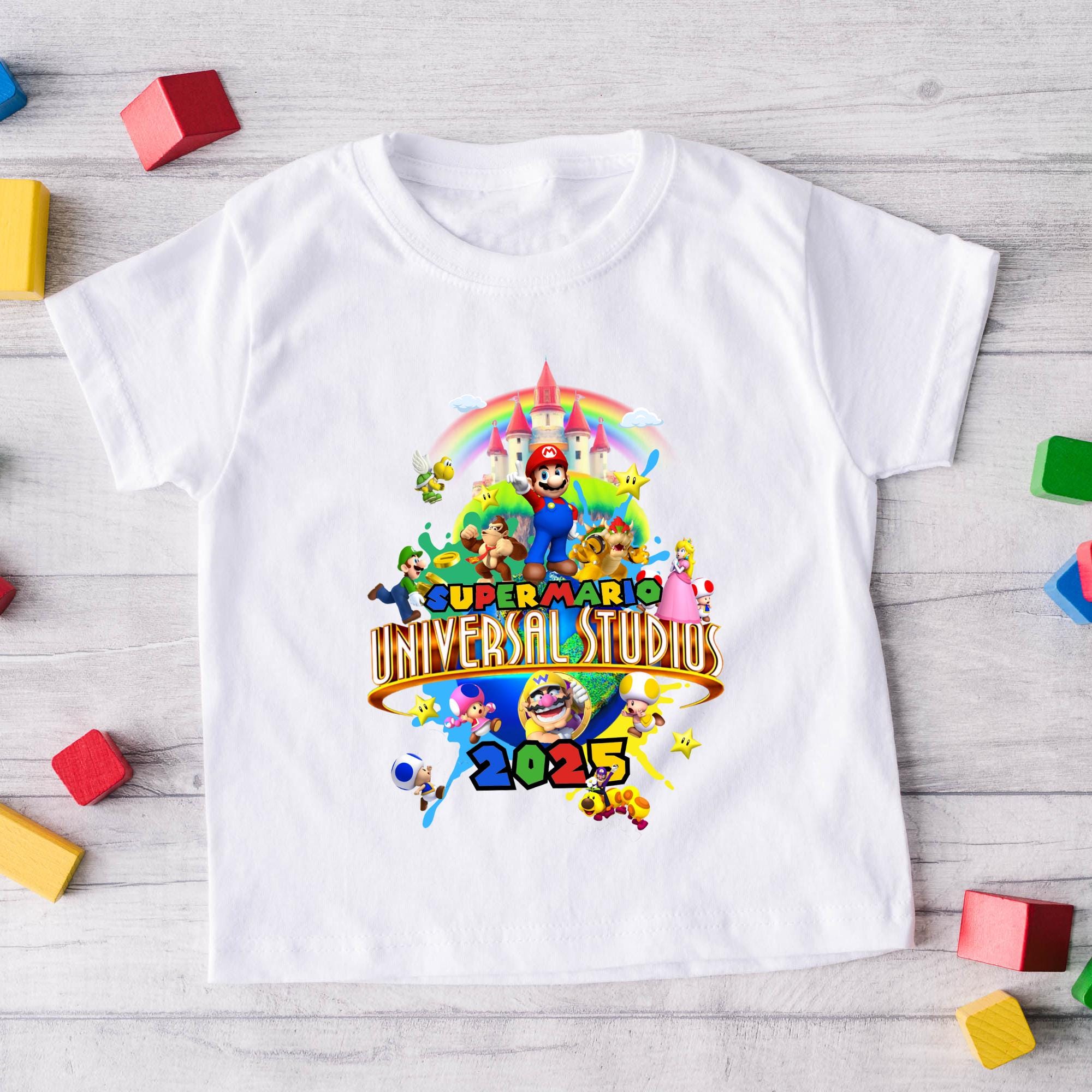 Super Mario Universal Tee, Universal Studios Shirt, Super
