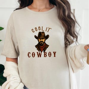 Cool It Cowboy Shirt, Rodeo Shirt, Cowboy Shirt, Rodeo Country Shirt, Classic Western Cowgirl Shirt, Western Shirt
