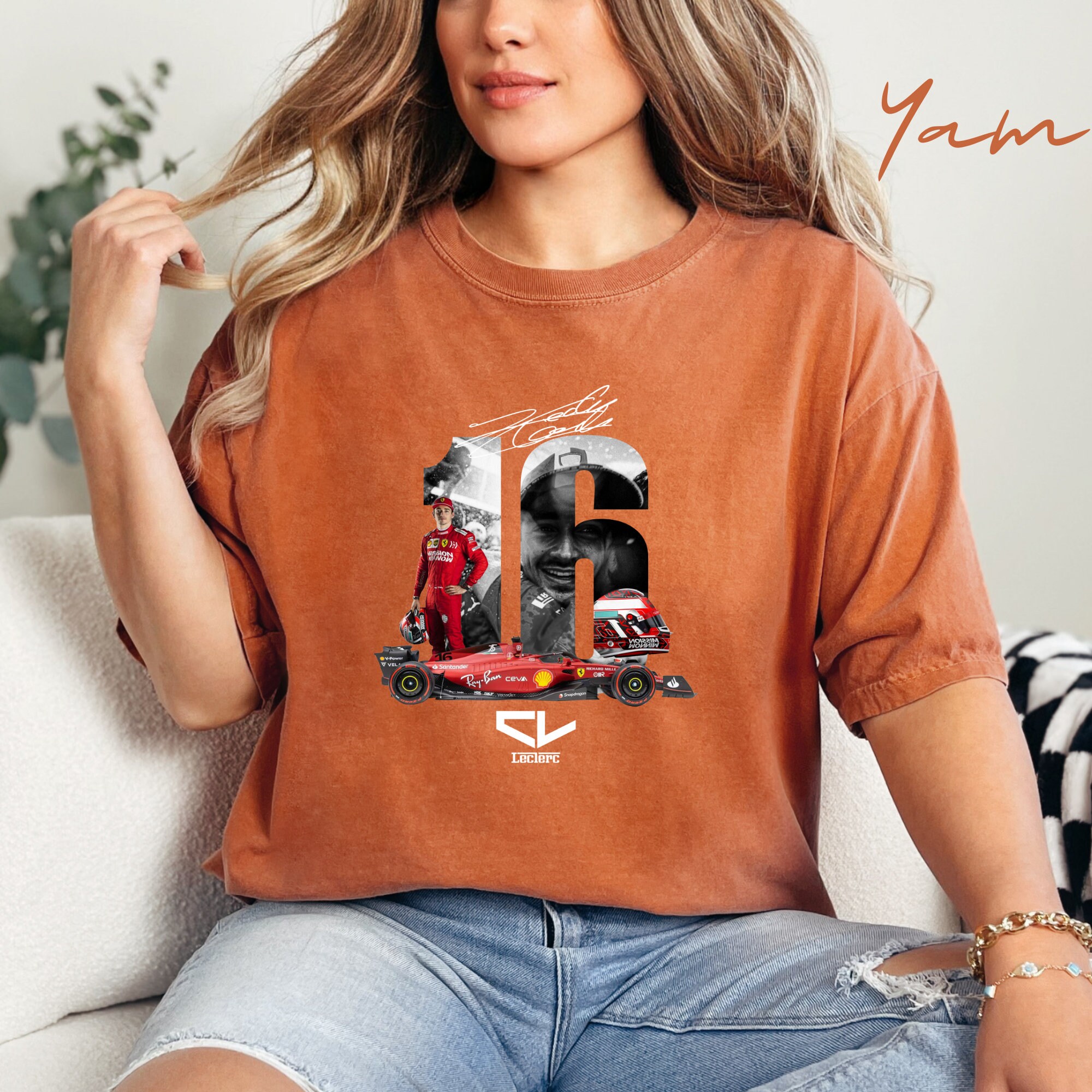 T-shirt F1 Legacy Noir – 75 Ans De Formule 1, Coupe Oversize, Taille M