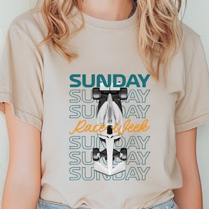 F1 Race Week Formula Racing Cars,  Formula Shirt, Race Week F1 Shirt, Grand Prix T-shirt, Formula 1 Shirt, Sunday Racing Club Shirt