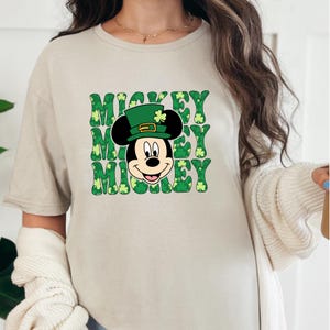 Disney St Patricks Day Shirt, Personalized Shirt, Disney Shirt, Mickey Minnie Lucky St Patricks Day Shirt, Disney Lucky Day Shirt