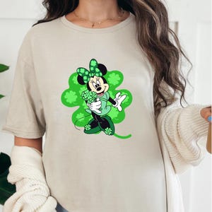 Disney St Patricks Day Shirt, Personalized Shirt, Disney Shirt, Mickey Minnie Lucky St Patricks Day Shirt, Disney Lucky Day Shirt