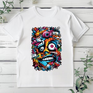Graffiti Graphic Design Art T-shirt, Graffiti T-shirt, Design Art T-shirt, Doodles Graffiti T-Shirt, Unisex T-Shirt, Art T-shirt