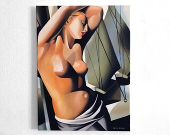 Olieverfschilderij Tamara de Lempicka