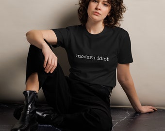 Modern idiot tshirt Unisex premium t-shirt Taylor Swift tortured poets department ttpd