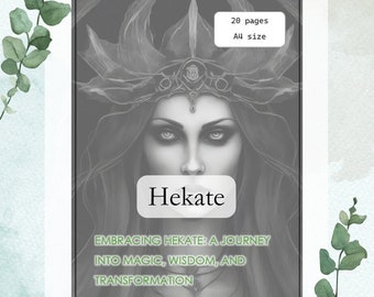 Embracing Hekate, A Guide to the Goddess of Magic, Wisdom and Transformation - Grimoire Printable PDF - Deity & Divination