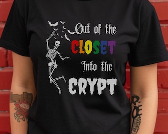 Queer Halloween Shirt, Gay Skeleton, LGBTQ Halloween, Fall Shirt, Spooky Season, Halloween Gift, Queer Gift, Gay Gift