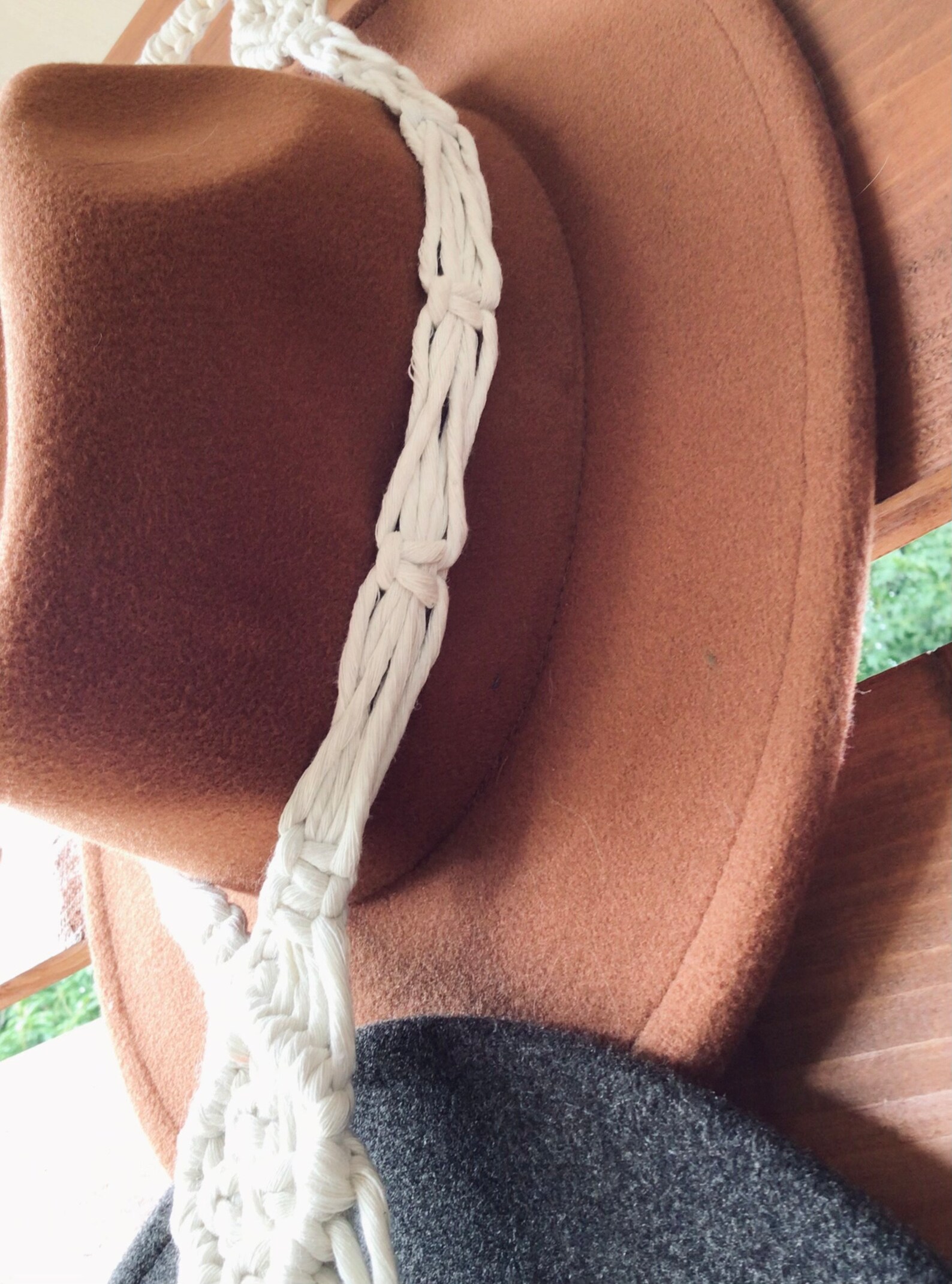 Macrame Hat Holder Macrame 2 Hat Holder Etsy