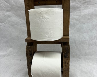 Rustic, Pallet Wood, Handcrafted, Toilet Paper Holder