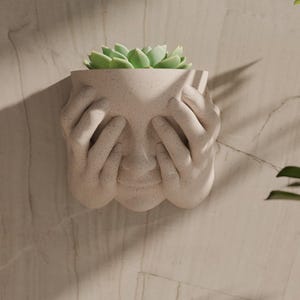 Female Body Wall Planter | 3D Printed Woman Vase | Feminine Indoor Plant Pot for Wall Decor