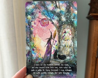 May 2026 Affirmation Card Terri Ann Foss Witch Moon Cats