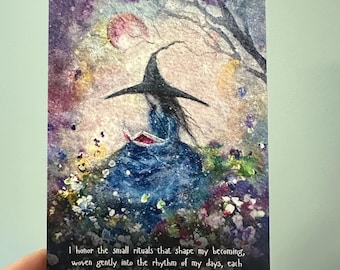June 2026 Affirmation Card Terri Ann Foss Witch Moon