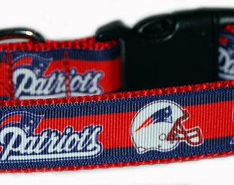 New England Patriots NFL Dog Collar