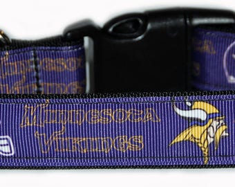 Minnesota Vikings NFL Dog Collar