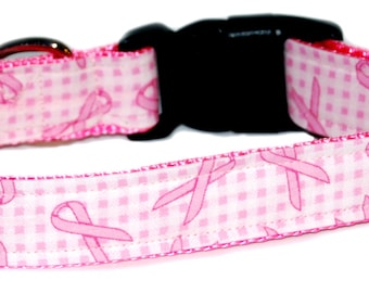 Breast Cancer Dog Collar