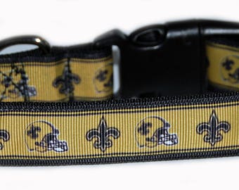 New Orlean Saints NFL Dog Collar