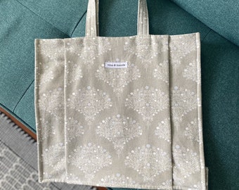 Sac de yoga gris à motifs