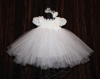 Bella Ballerina Christening Gown, Blessing Dress, Baptism Dress, Ballerina, Tutu Dress, Christening Dress