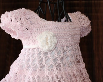 Kate Crochet dress, Christening Blessing Wedding Holidays