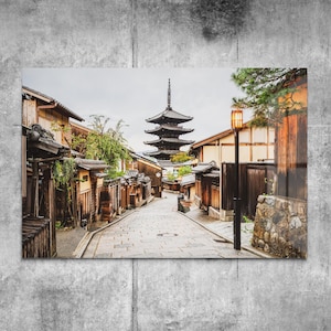 Kyoto, Japan Tempered Glass Print Wall Art Housewarming Gift  Modern Glass Art Painting Home Decor Wall Art Glass Office Decor Wall Hanging