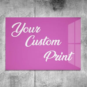 Tempered Glass Custom Print Wall Art, Personalized Housewarming Gift Modern Glass Art Painting Home Decor Wall Art Glass Office Decor