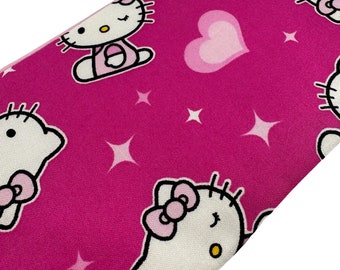 medium zipper pencil pouch Pink Valentine Kawaii Kitty