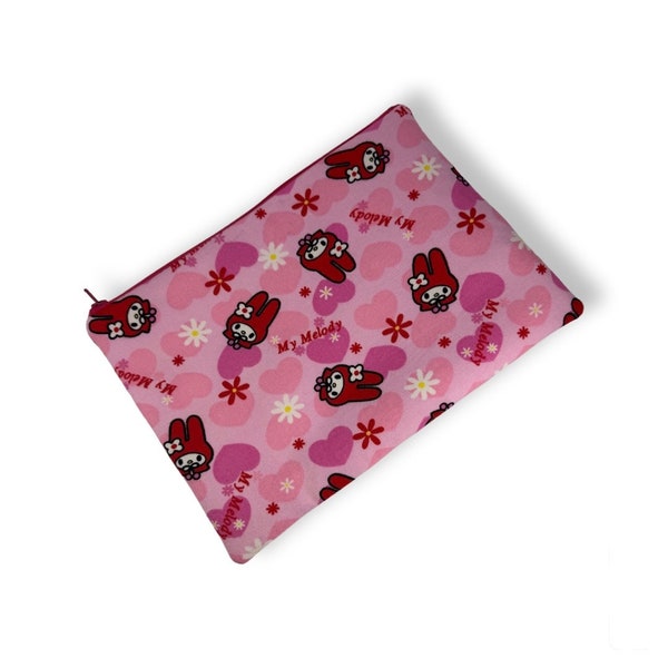 medium zipper 9" pouch Kawaii Melody