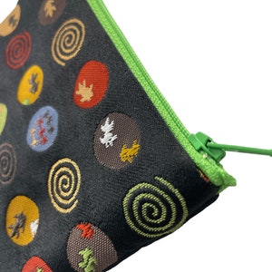 small change coin zippered bag koi pond image 4