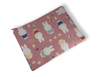 medium zipper 8" pouch Kawaii Miffy Bunny