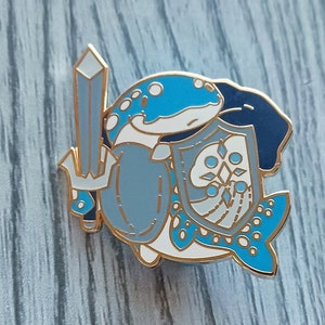 Whale Shark Paladin 1.5" Hard Enamel Pin