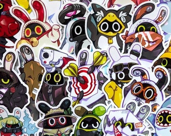 Bangboo Glossy Stickers 3" Tall Zenless Zone Zero ZZZ